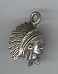 Indian Head Charm