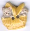 Kittens in Basket Button