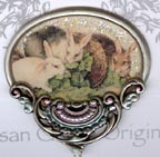 Three Bunnies Pin